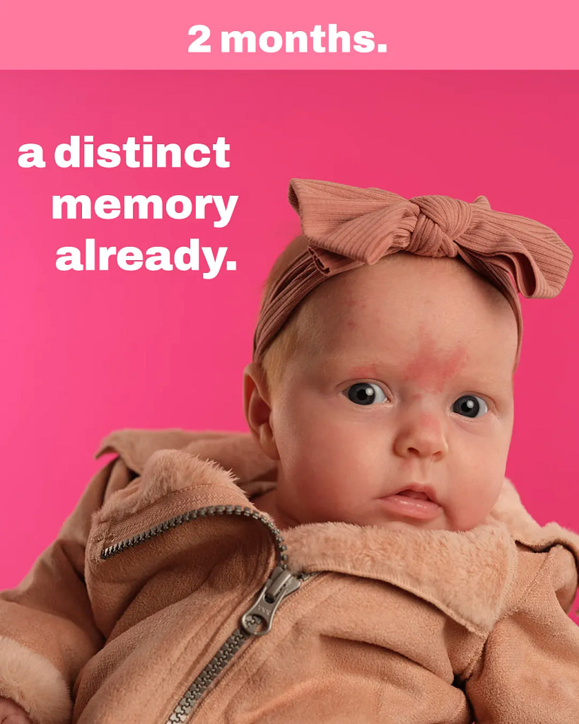 Professional 2-month-old baby portraiture North Yorkshire - Mobile Milestone Photography